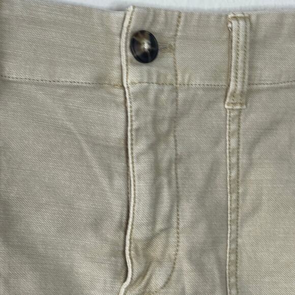 Faherty Women's   Cotton Stretch Utility Pockets Surplus Mini Skirt Size 8 - Picture 3 of 9